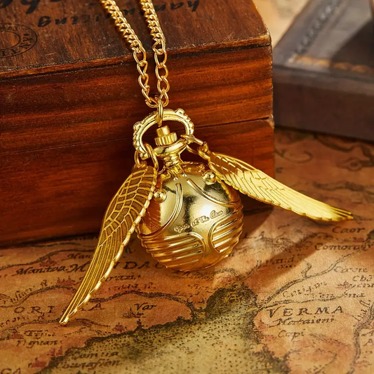 Golden Snitch Pocket Watch Pendant from Harry Potter