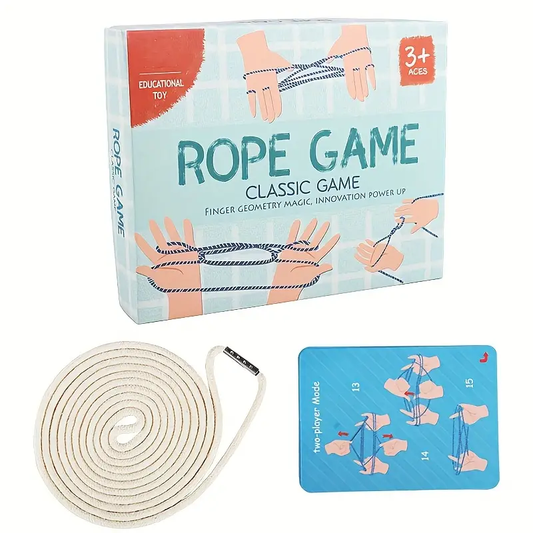Rope Game - Classic Rope Flipping Finger Geometry Magic Game