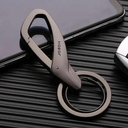 High-Quality Waist Hanging Double Ring Keychain